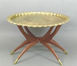 Moroccan Brass Round Table