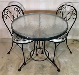 Vintage Ice Cream Parlor Table 