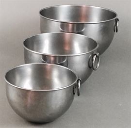 Revere Ware "O" ring Stainless Steel Nesting Bowls