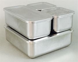 Vintage Revere Ware Refrigerator Storage Pans