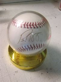 Autographed baseballs