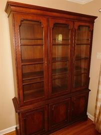 Solid china cabinet