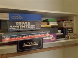 Vintage Games, Trivia Adventure, Charades, The MCR Quarterback NFL Game, Pictionary, Probe and much More.