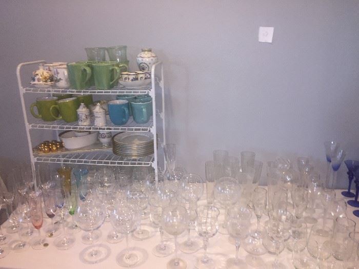 Glassware!  Priced to sell