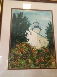 Lighthouse art by Kuhn