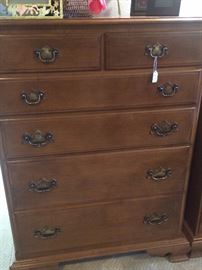 Six drawer maple chest (has matching dresser)