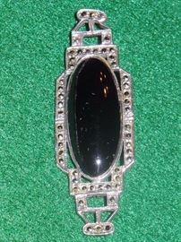 Sterling & Marcasite - Judith Jack - Pin