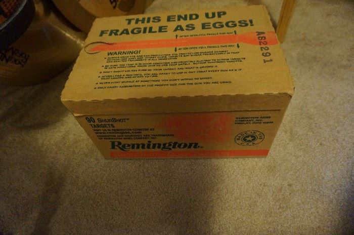Remington clay pigeons full case