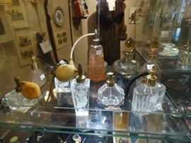 Small Collection of Perfume Atamisers