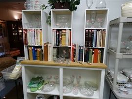 Vintage Cook Books - Below: Fostoria "American" ITems