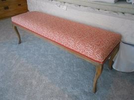 long upholstered bench