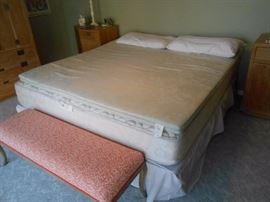 king bed w/ Nikken magnetic pad