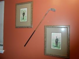 old golf club, art