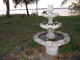 concrete fountain