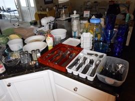 2 flatware sets & more