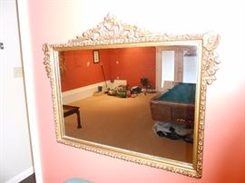 ornate wood mirror