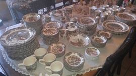 Large collection of Johnson Brothers Friendly Villiage