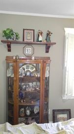 radius china cabinet oak