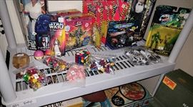 Vintage toys in blister packs