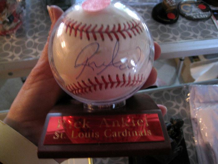 Rick Ankeil signed baseball