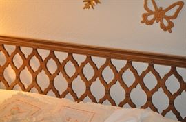 king headboard (complete bedroom set)