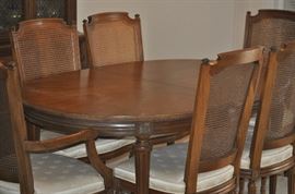 formal dining set with matching china cabinet