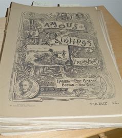 1887 and 1888 publications of Famous Paintings.