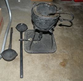 Vintage cast iron contraption