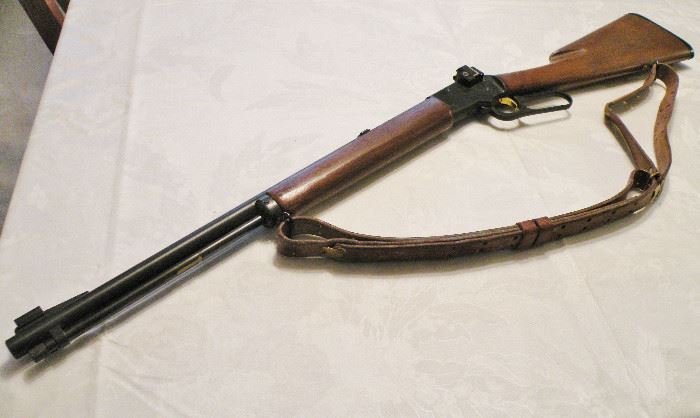 Marlin Golden 39-A Mountie. 22 S, L, LR with sling. 1959-1968. FOID card required.