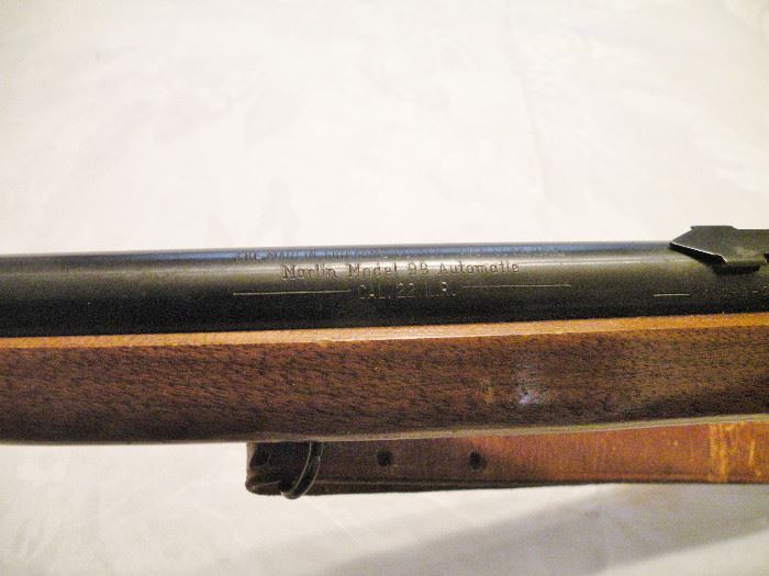 Marlin Model 99. 22 cal LR Automatic with sling. 1959-1968. FOID card required.