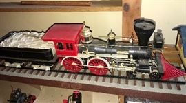 TRAIN ENGINE AND COAL CAR