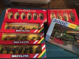 BRITAINS SOLDIERS AND VEHICLES