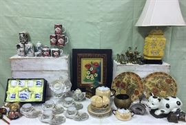 ASIAN PORCELAIN SETS, BAVARIAN COFFEE SETS AND MORE