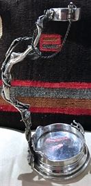 STERLING SILVER, ART DECO WINE CADY