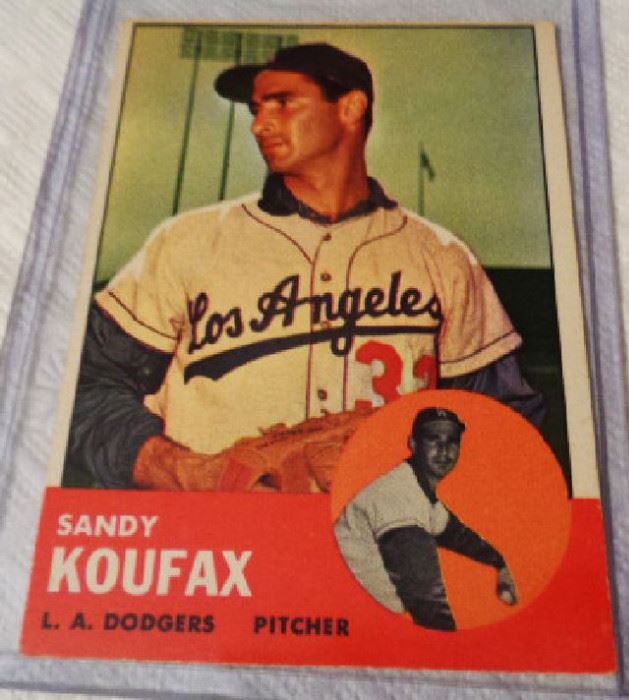 Topps 210- Sandy Koufax Baseball Trading Card