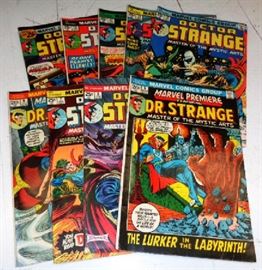 Original Marvel Comics- "Dr. Strange" Issues #5-7, 9-14