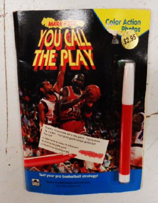 RARE Mark & See "You Call the Play" Booklet with Michael Jordan Cover, NOS