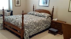 Pennsylvania House Bed Queen size with like new mattress