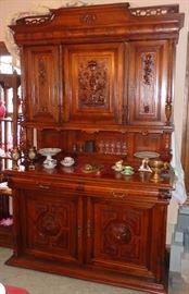 Antique French Renaissance sideboard 