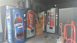 Several Vending Machines