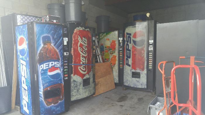Several Vending Machines