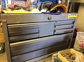 Tool Box & LOTS OF TOOLS & PARTS