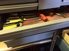 Tool Box & LOTS OF TOOLS & PARTS