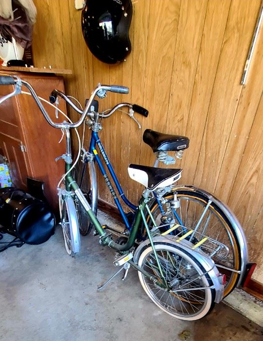 Folding bike and Schwinn collegiate 