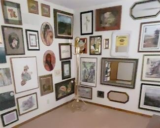 Framed art and pucture room