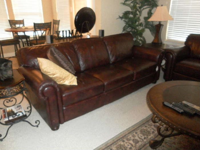 Second couch, leather