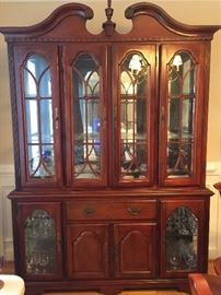 This beauty is ready to house the beautiful china on the table that matches.....this can ALL be yours!!!!