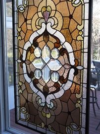 Stainglass measures about 31" wide x 49" long