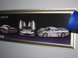 Saleen 57 car poster - framed