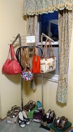 Purses and name brand shoes